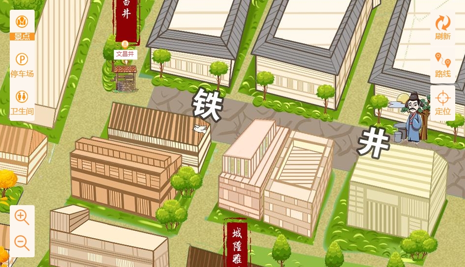 宏伟智慧景区：手绘地图与语音导览的完美融合