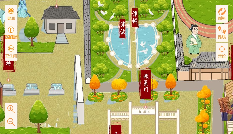 宏伟手绘地图景区语音讲解导览系统：智慧景区建设的基石